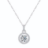 Colar Ponto de Luz em Moissanite 1CT - Virena Lustria