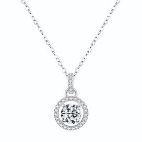 Colar Ponto de Luz em Moissanite 1CT - Virena Lustria