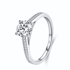 Anel Solitário em Moissanite 1CT - Virena Majesté