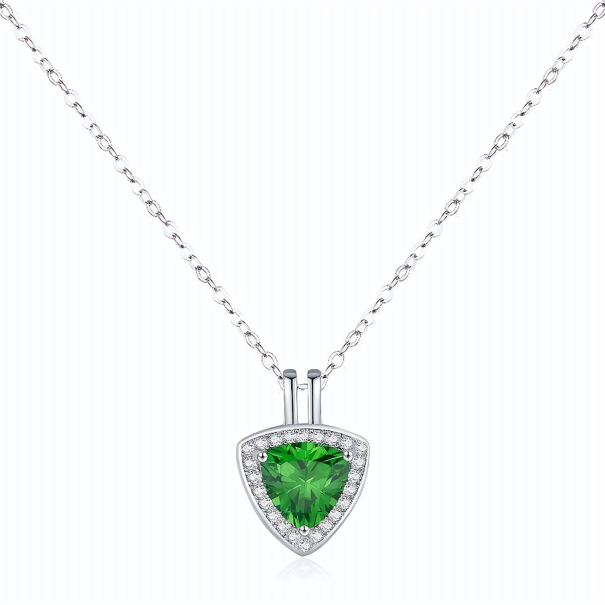 Colar Verde em Prata 925 - Virena Esmeralda