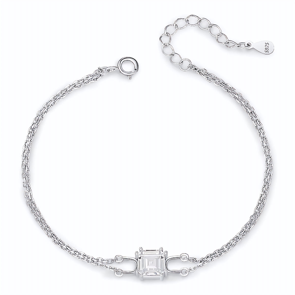 Pulseira Dupla em Prata 925 – Virena Duelle