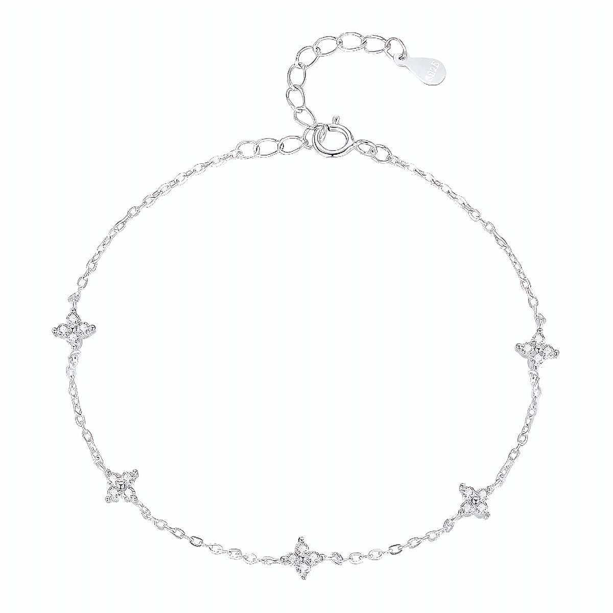 Pulseira Trevo em Prata 925 - Virena Cloverlight