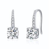 Brinco Gancho em Moissanite 1CT – Virena Arcelle