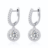 Brinco Argola em Moissanite – Virena Solis