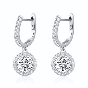 Brinco Argola em Moissanite – Virena Solis