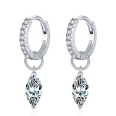 Brinco Argola em Moissanite – Virena Navarra