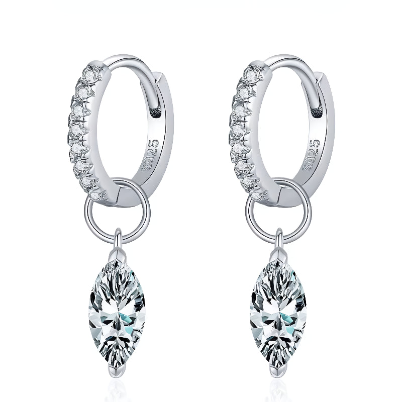 Brinco Argola em Moissanite – Virena Navarra