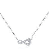 Colar Infinito com Coração em Prata 925 – Virena Infinitéa