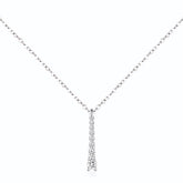 Colar Y em Moissanite - Virena Élégance