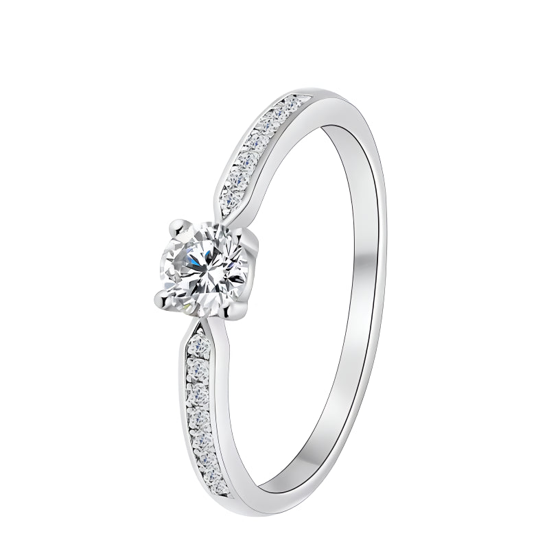 Anel Solitário em Moissanite - Virena Prestige