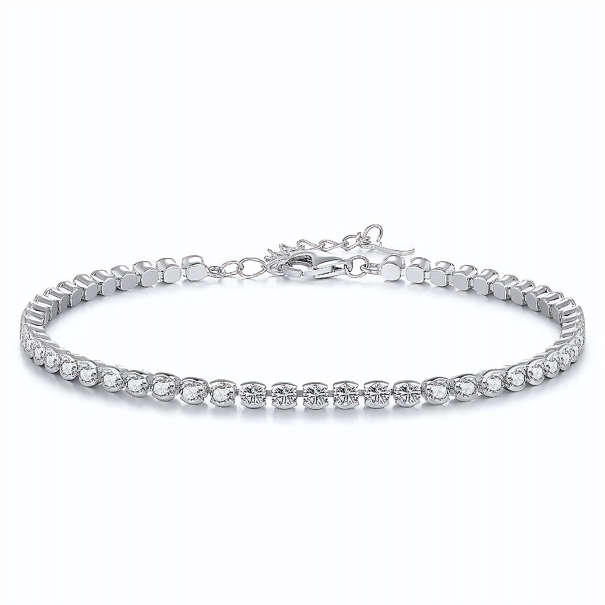 Pulseira Tennis em Prata 925 - Virena Diamond Luxe