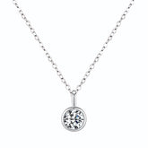 Colar Ponto de Luz em Moissanite - Virena Eternelle