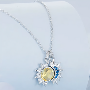 Colar em Prata 925 - Virena Sol e Lua