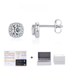 Brinco Ponto de Luz em Moissanite – Virena Eclaire