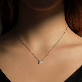 Colar Ponto de Luz em Moissanite - Virena Monarque