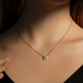 Colar Ponto de Luz em Moissanite - Virena Monarque