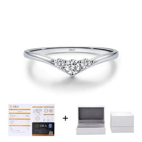 Anel Minimalista em Moissanite - Virena Vesper