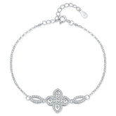 Pulseira Trevo em Prata 925 - Virena Amaris