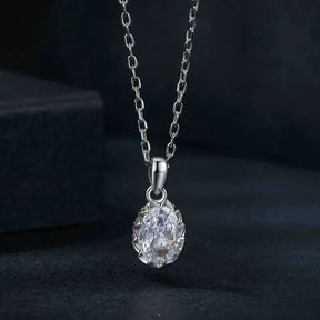 Colar Oval em Moissanite - Virena Aimée