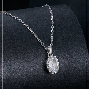 Colar Oval em Moissanite - Virena Aimée